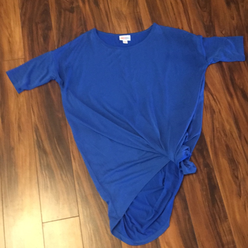 Lularoe  Solid Blue Irma